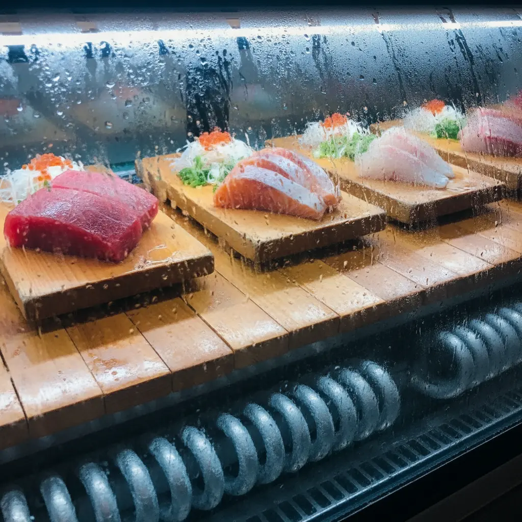 스시앞문쇼케이스 - 직냉식과 수분 유지