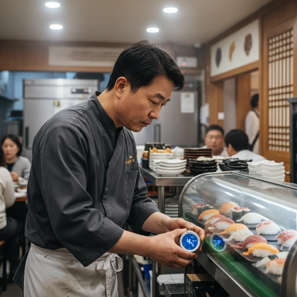 스시오픈다단쇼케이스 - 온도 조절과 배수 확인