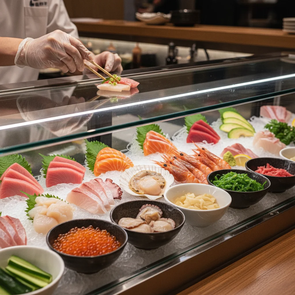 스시냉장쇼케이스 - 신선도 유지의 핵심