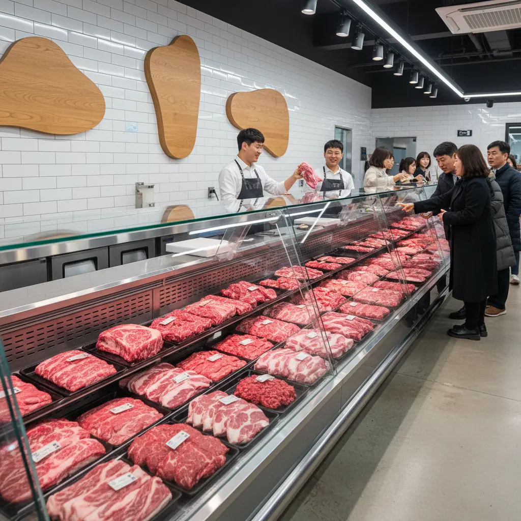 정육LED쇼케이스 - 매출을 부르는 확실한 조명 선택