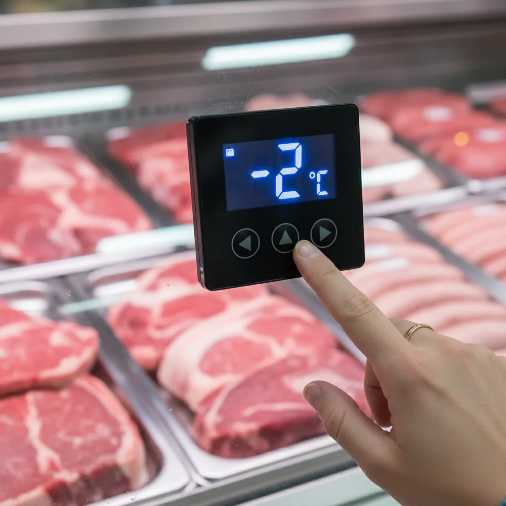 정육점앞문쇼케이스 - 정밀한 온도 제어 기술