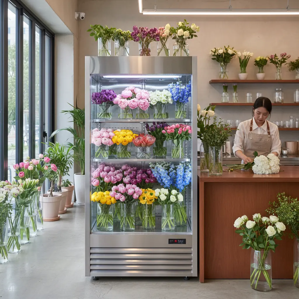 꽃집알루미늄쇼케이스 - 2026년형 꽃냉장고 최신 트렌드