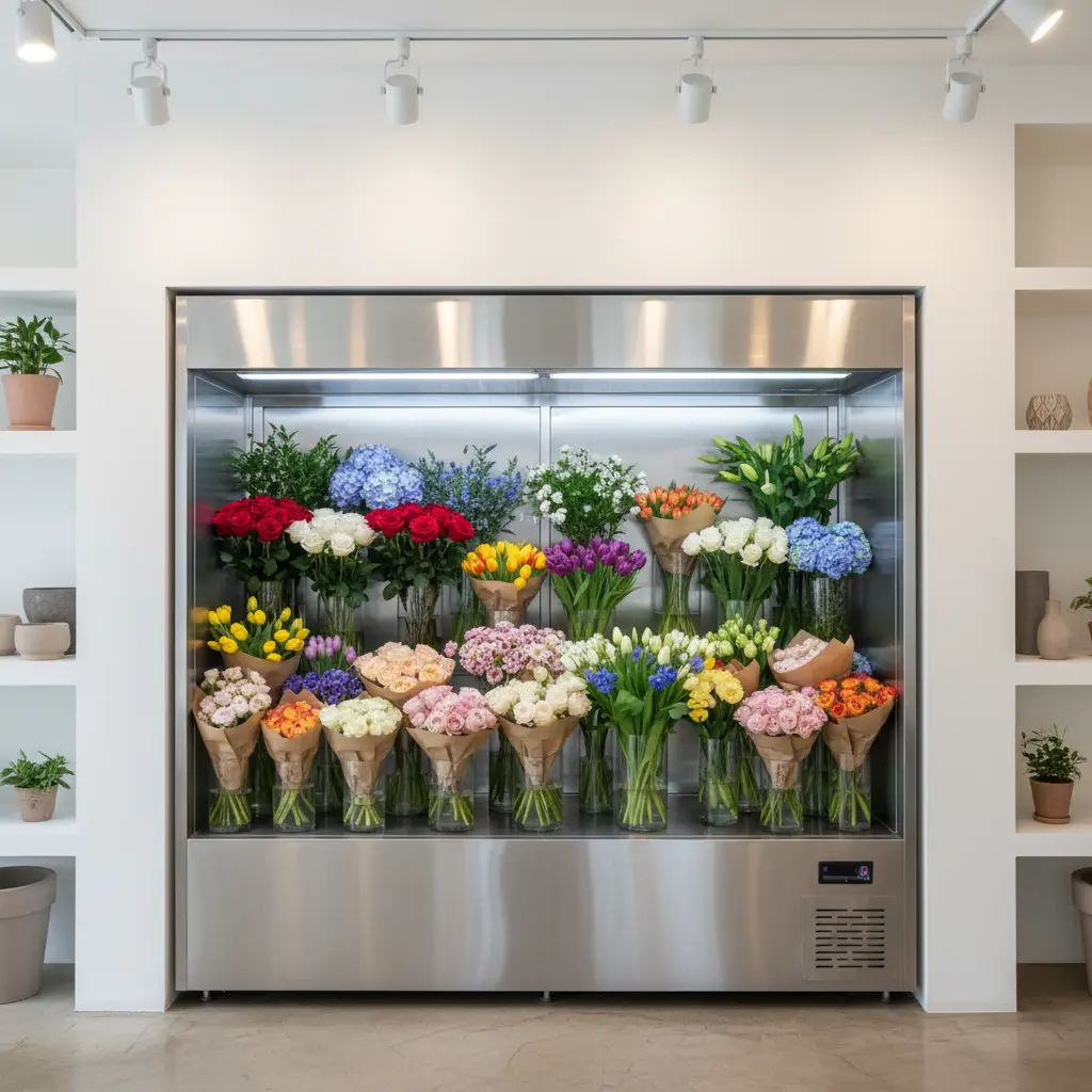 꽃집오픈쇼케이스 - 꽃의 신선도를 지키는 전문 쇼케이스