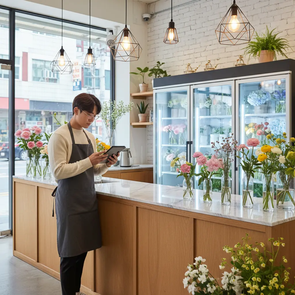 꽃집오픈쇼케이스 - 매장 규모에 맞는 사이즈 선택
