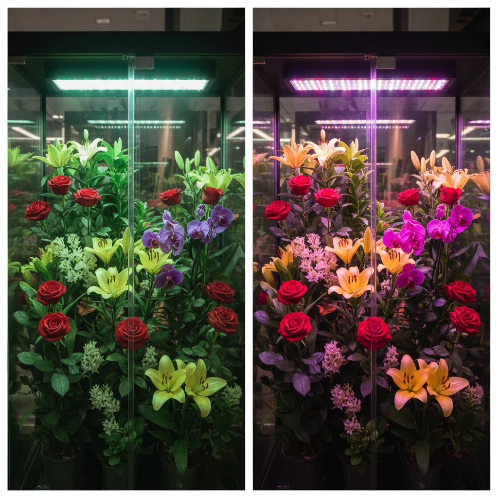 꽃집냉장쇼케이스 - 조명 하나로 매출 급증