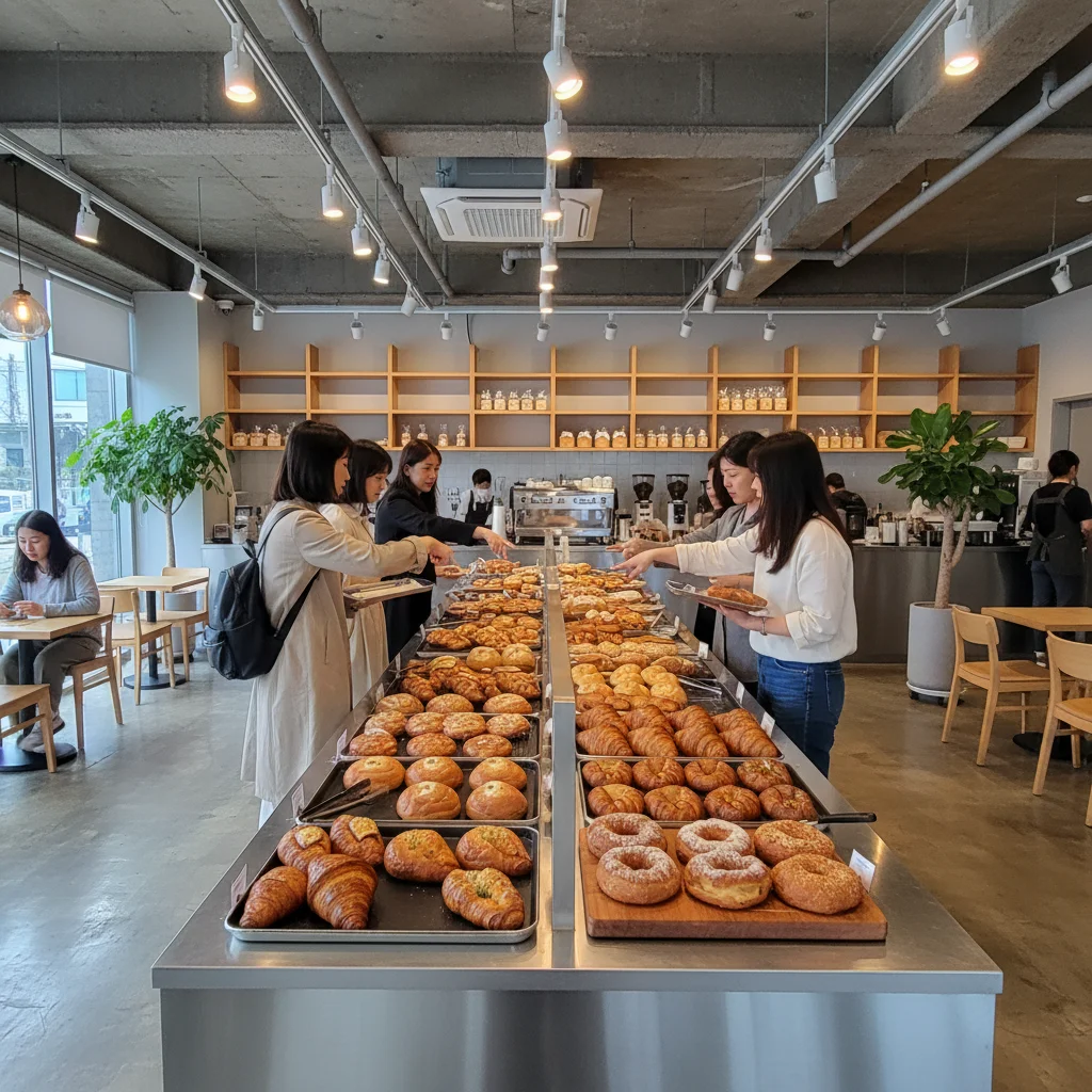 빵집알루미늄쇼케이스 - 1200사이즈 실제 배치