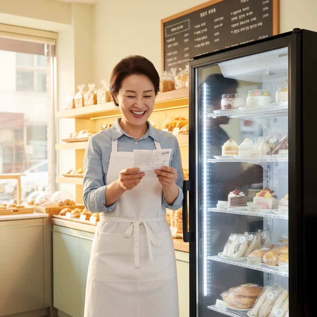 빵집LED쇼케이스 - 전기료 줄여주는 고효율 LED