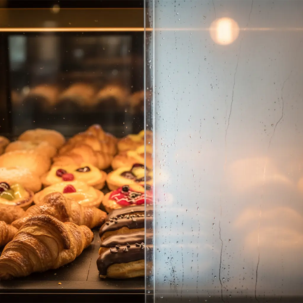 빵집냉장쇼케이스 - 여름철 결로, 매출 하락의 주범