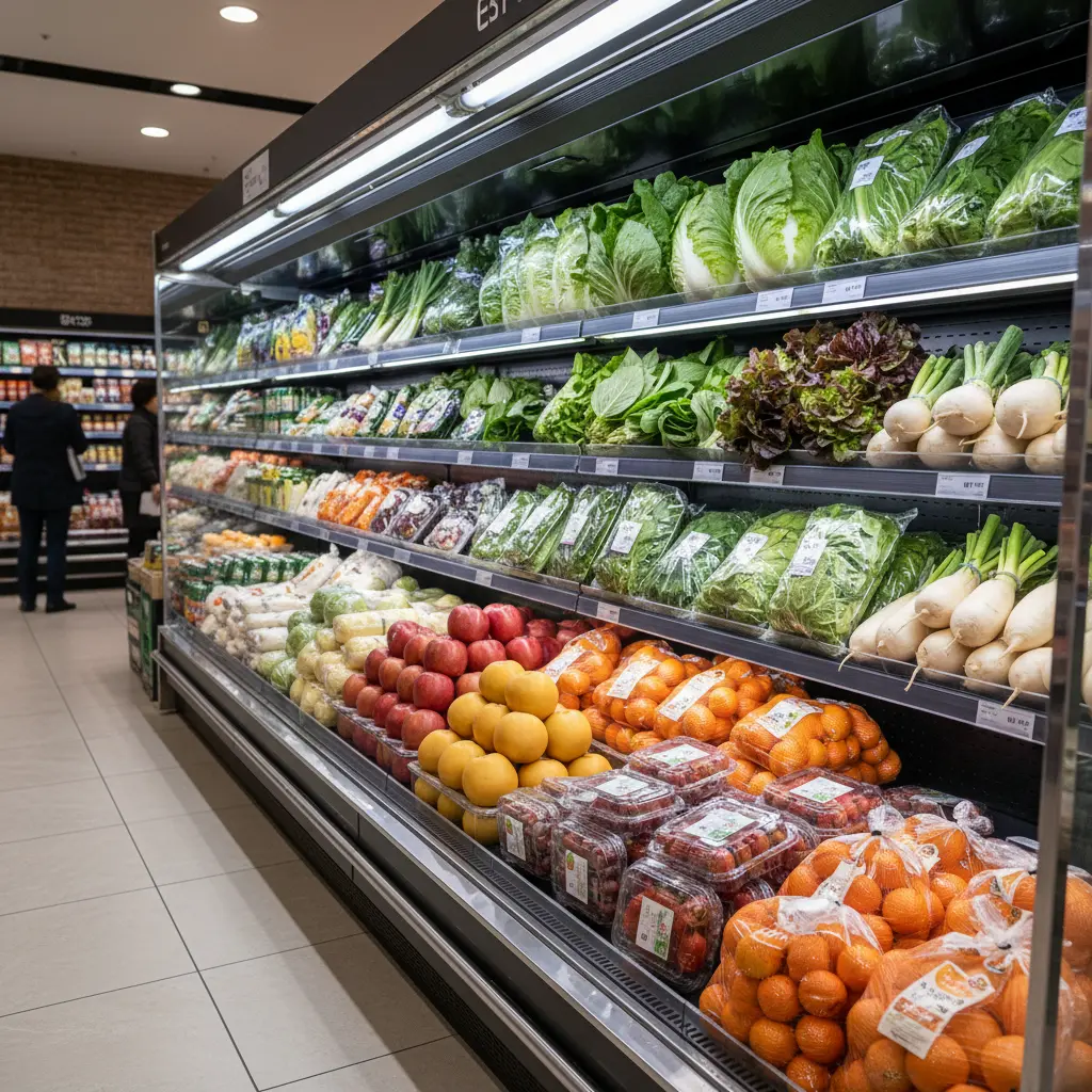 마트진열장 - 신선도와 전기세 잡는 쇼케이스