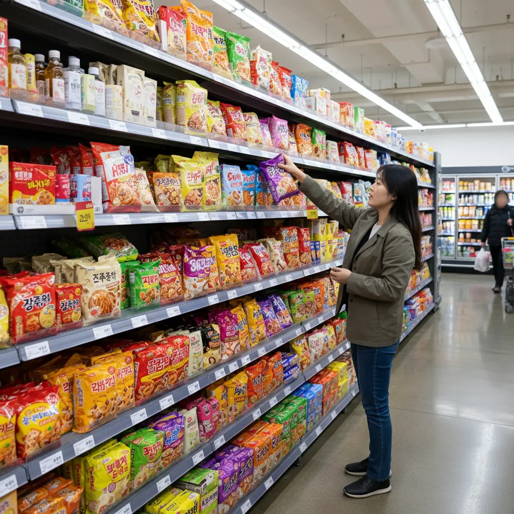 마트진열장 - 매출 4배 차이 골든존