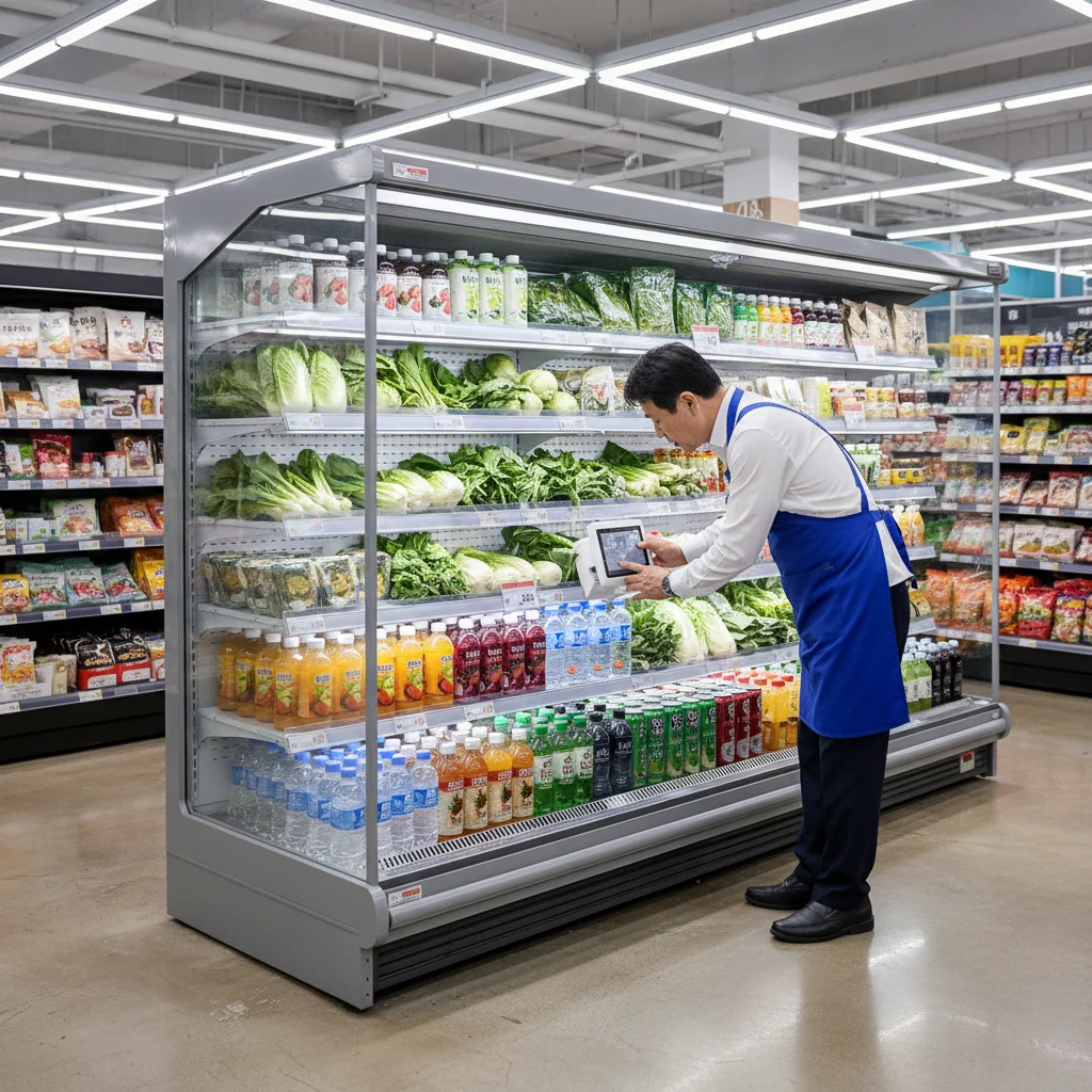 마트앞문쇼케이스 - 쇼케이스 전기세의 진실