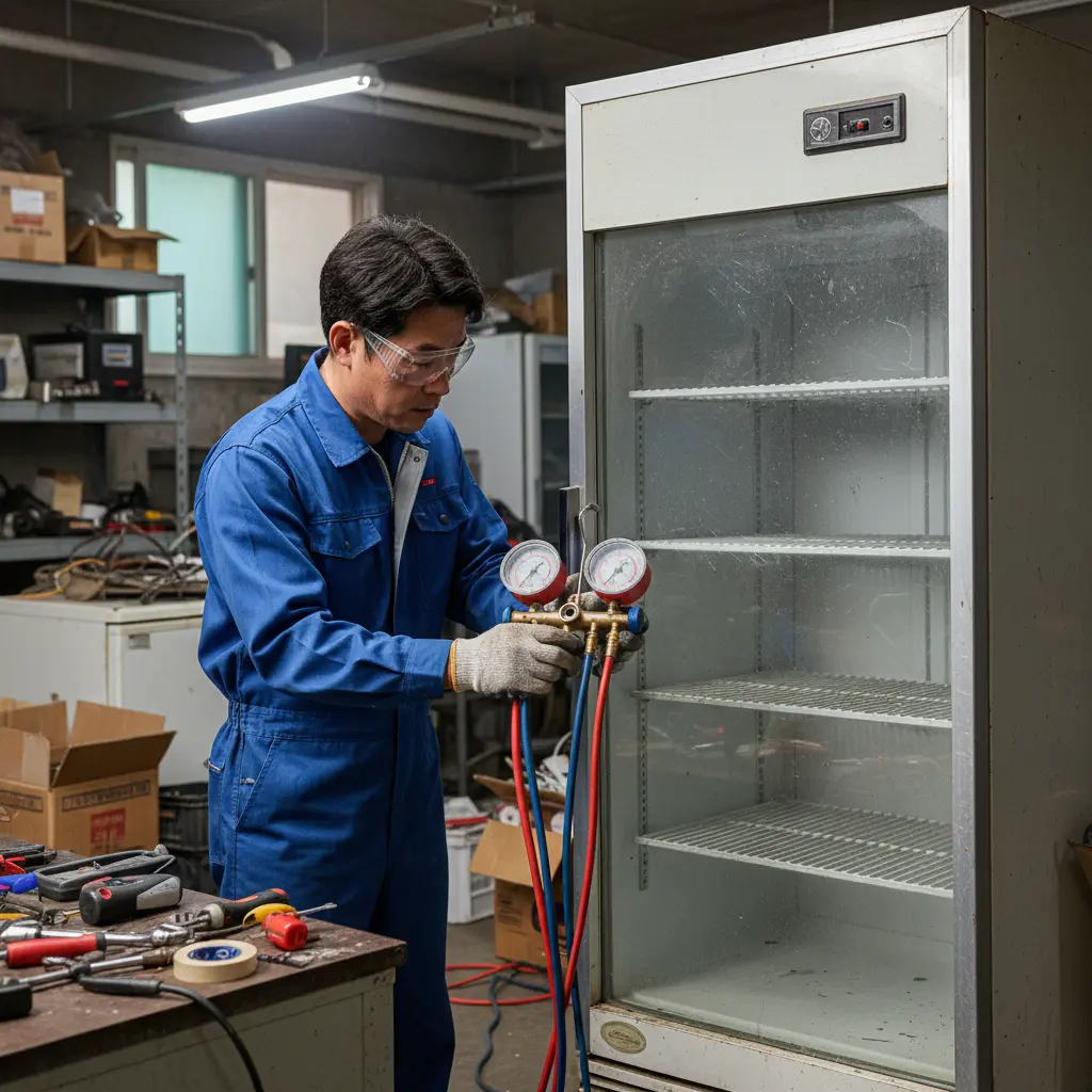 대형마트쇼케이스 - 중고 쇼케이스 점검