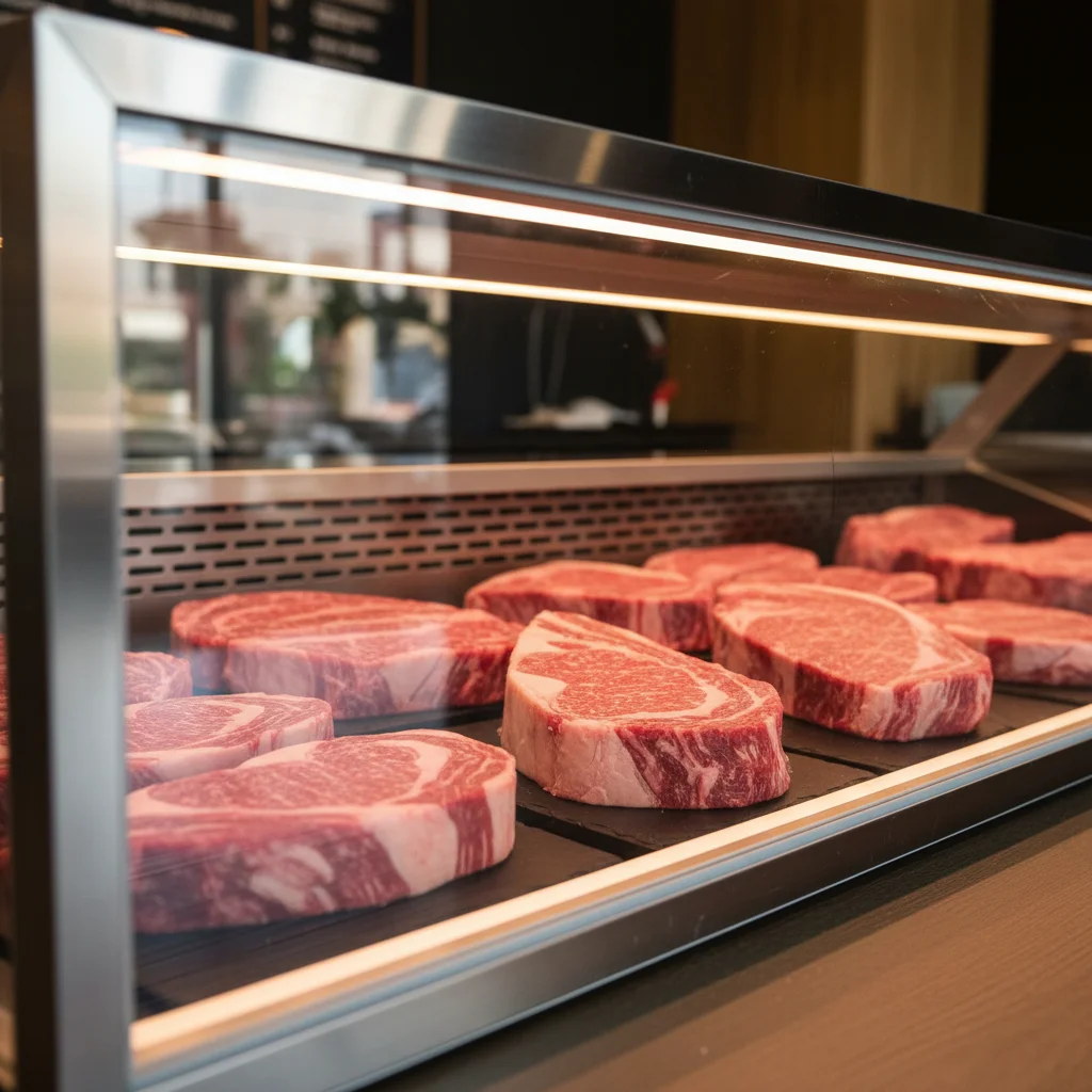 대형마트알루미늄쇼케이스 - 결로 없는 프리미엄 유리