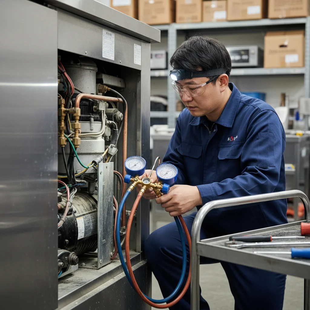 대형마트알루미늄쇼케이스 - 실외기 점검 전문가