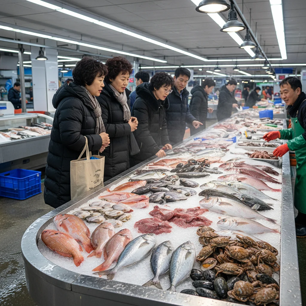 생선쇼케이스 - 오픈형 생선 쇼케이스