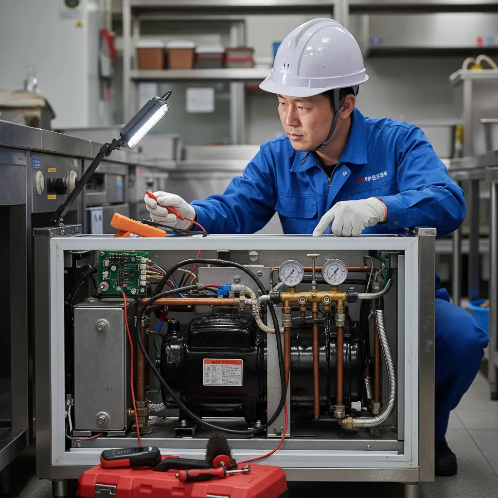 생선오픈다단쇼케이스 - 실외기 설치 확인 필수