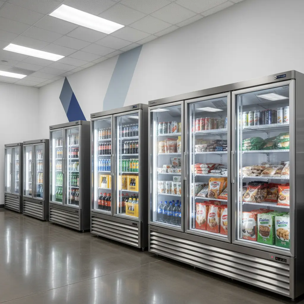 양념육냉장고 - 용량별 크기 비교