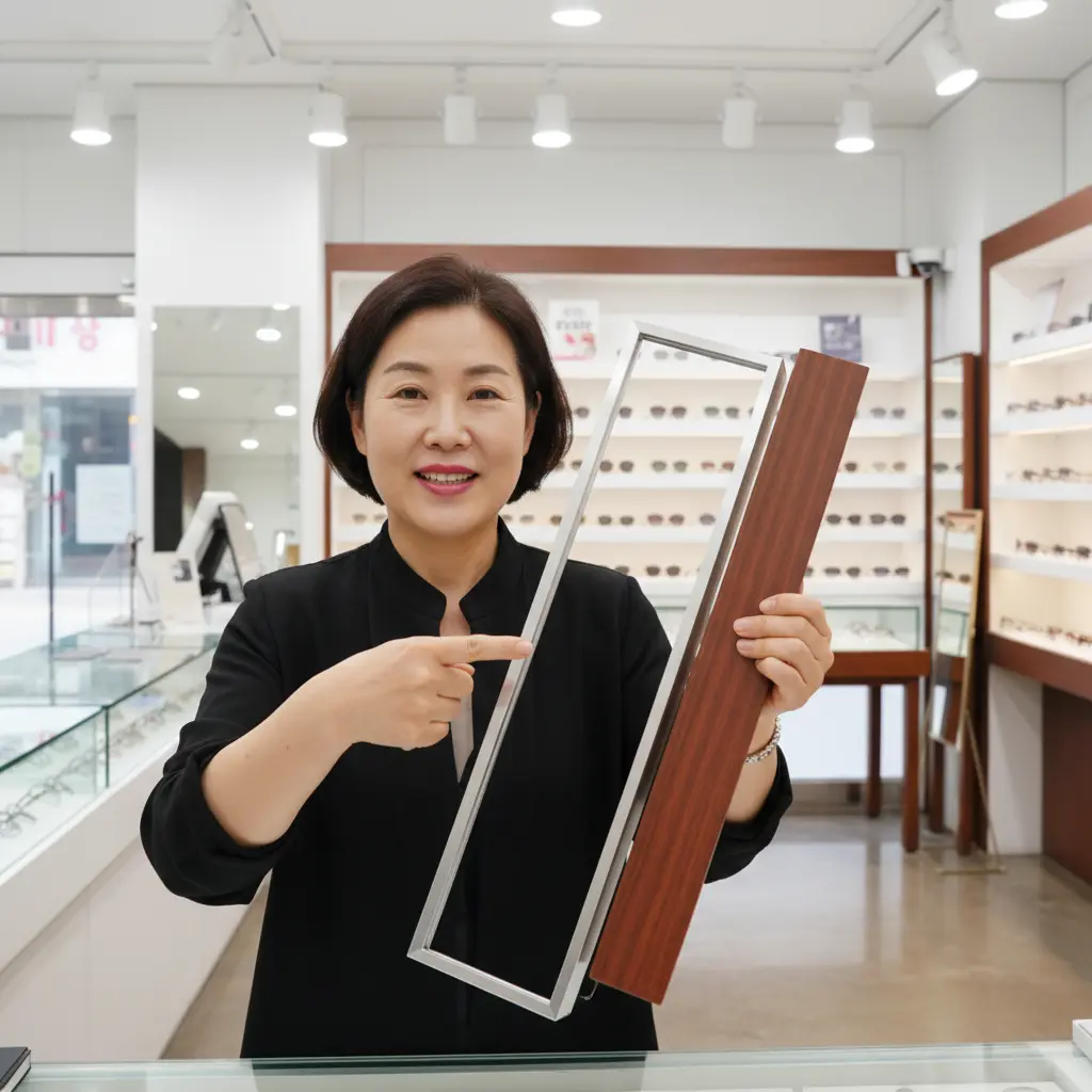 양념육알루미늄쇼케이스 - 슬림한 알루미늄 프레임