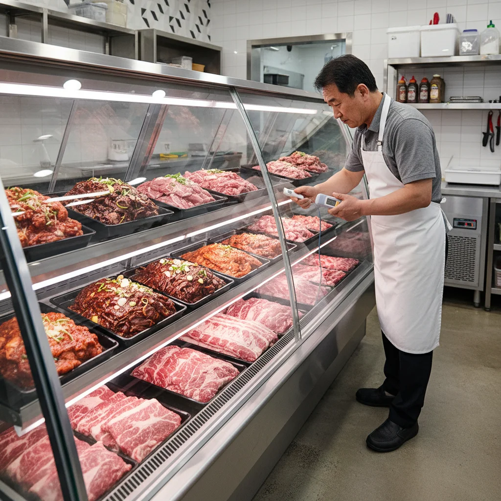 양념육냉장쇼케이스 - 양념육 신선도 유지의 핵심
