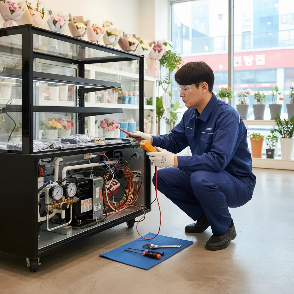 플라워알루미늄쇼케이스 - A/S 중요성