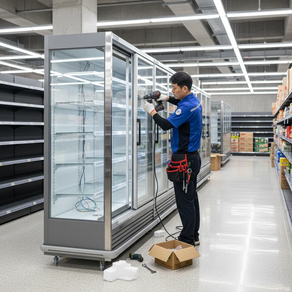 마트용쇼케이스업체추천 - 전문 설치가 수명을 결정한다