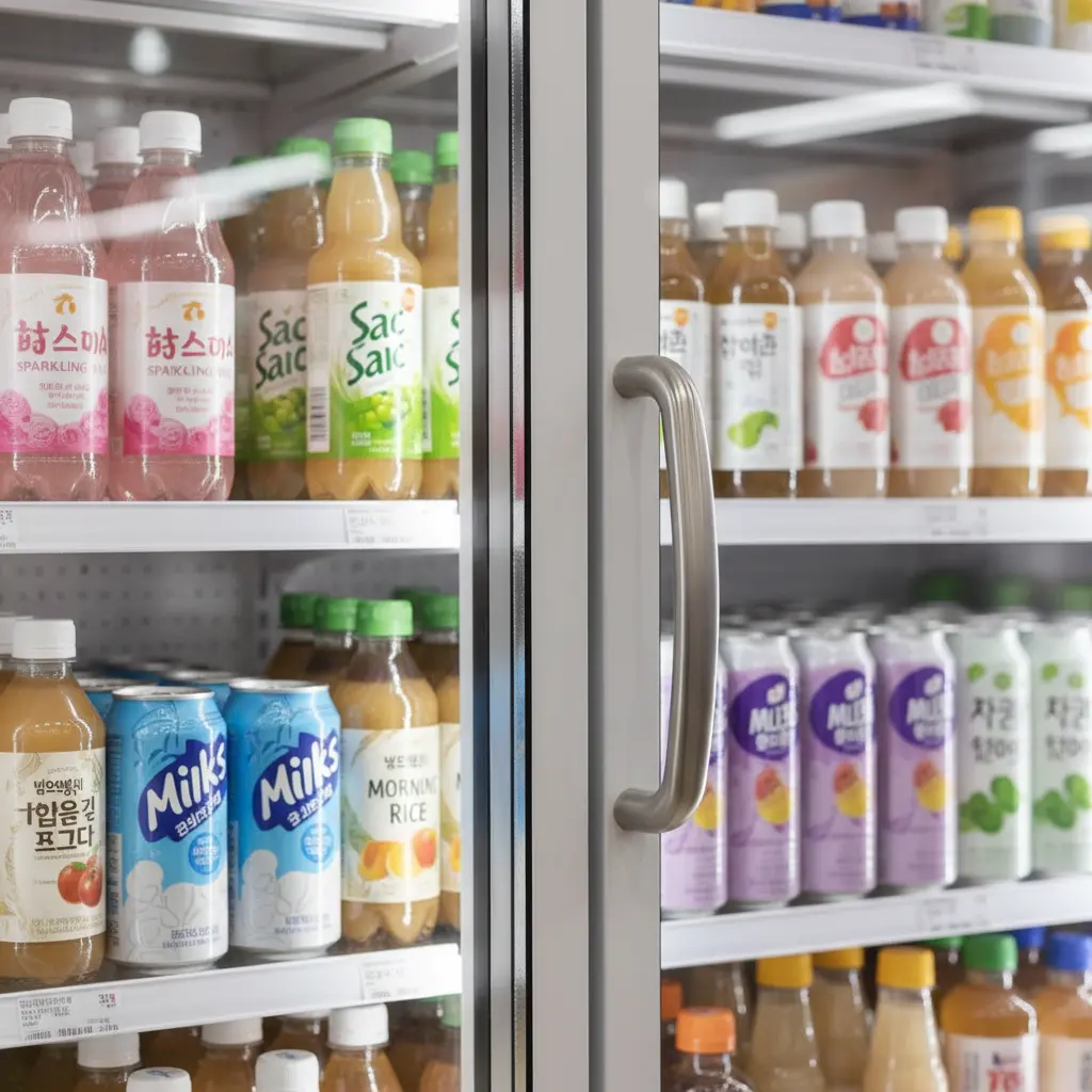 마트용쇼케이스제품 - 전기세 아끼는 도어형 쇼케이스