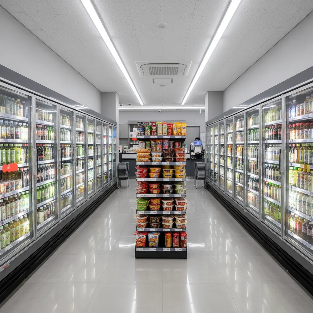 마트용쇼케이스제품 - 전기 용량 확인 필수