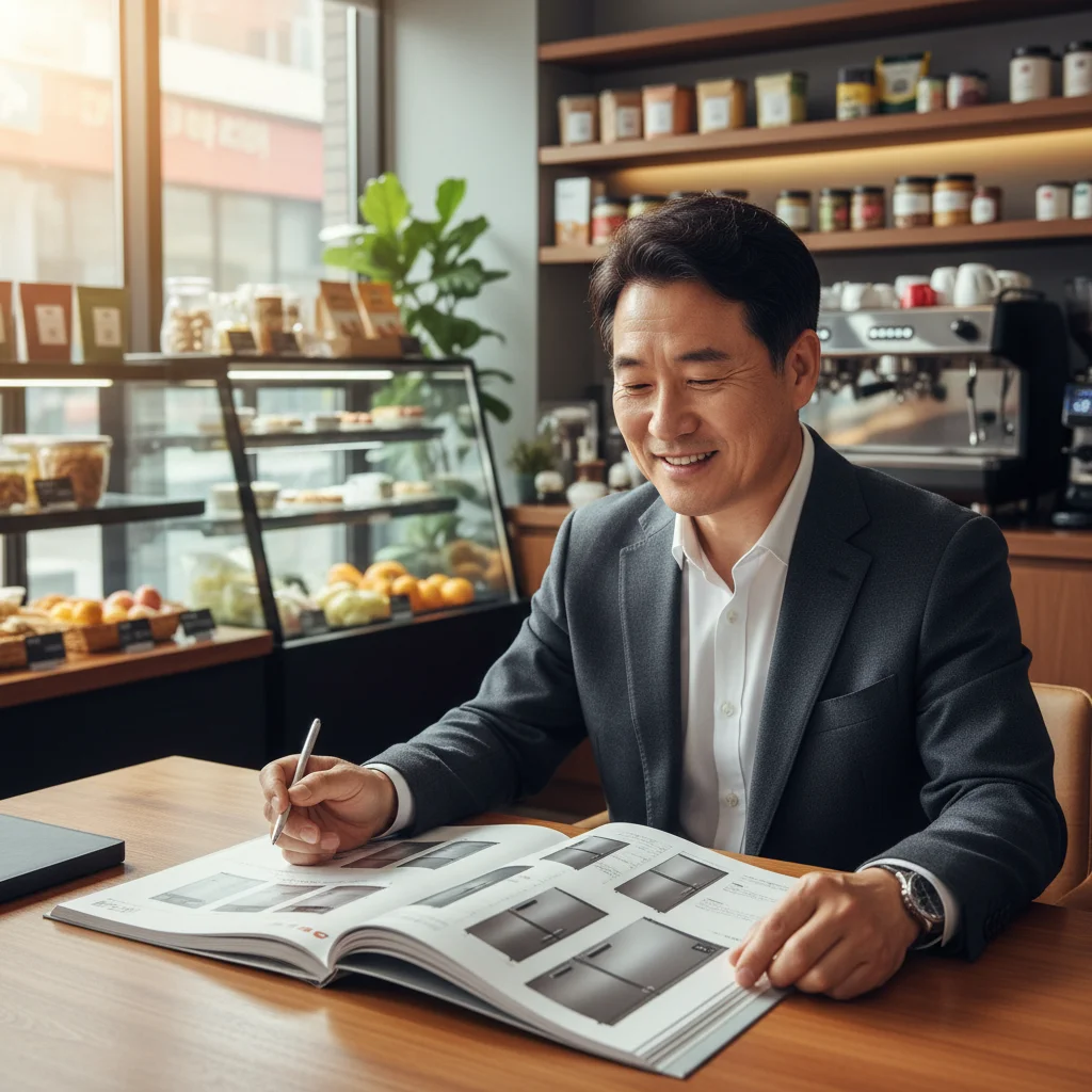 마트용냉장고저렴한곳 - 냉장고 견적 비교하는 사장님