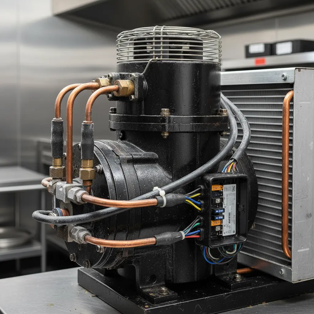 마트용냉장고저렴한곳 - 냉장고 핵심 부품 콤프레셔