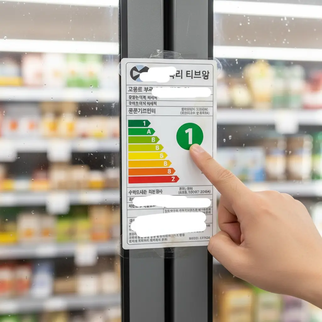 마트용진열장견적 - 에너지 효율 등급 확인