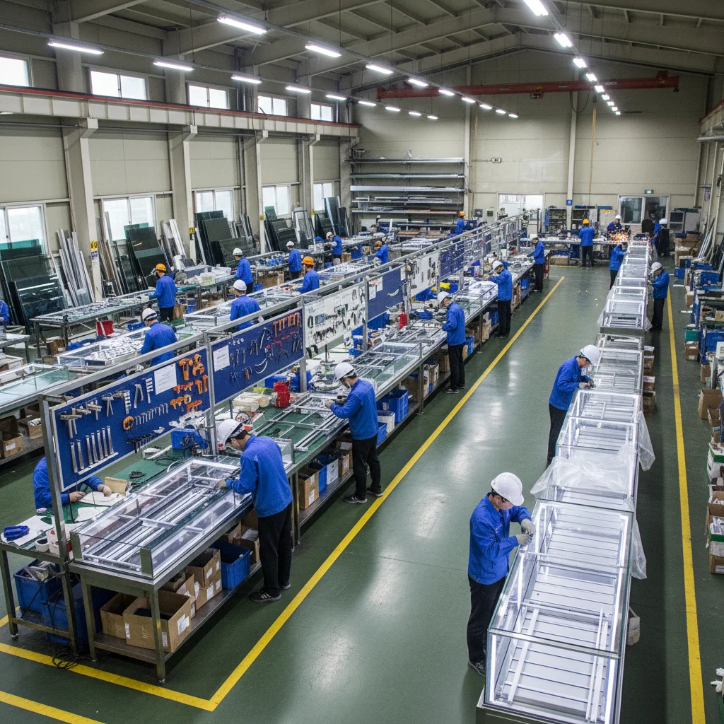 마트용알루미늄쇼케이스저렴한곳 - 공장 직영의 가격 경쟁력