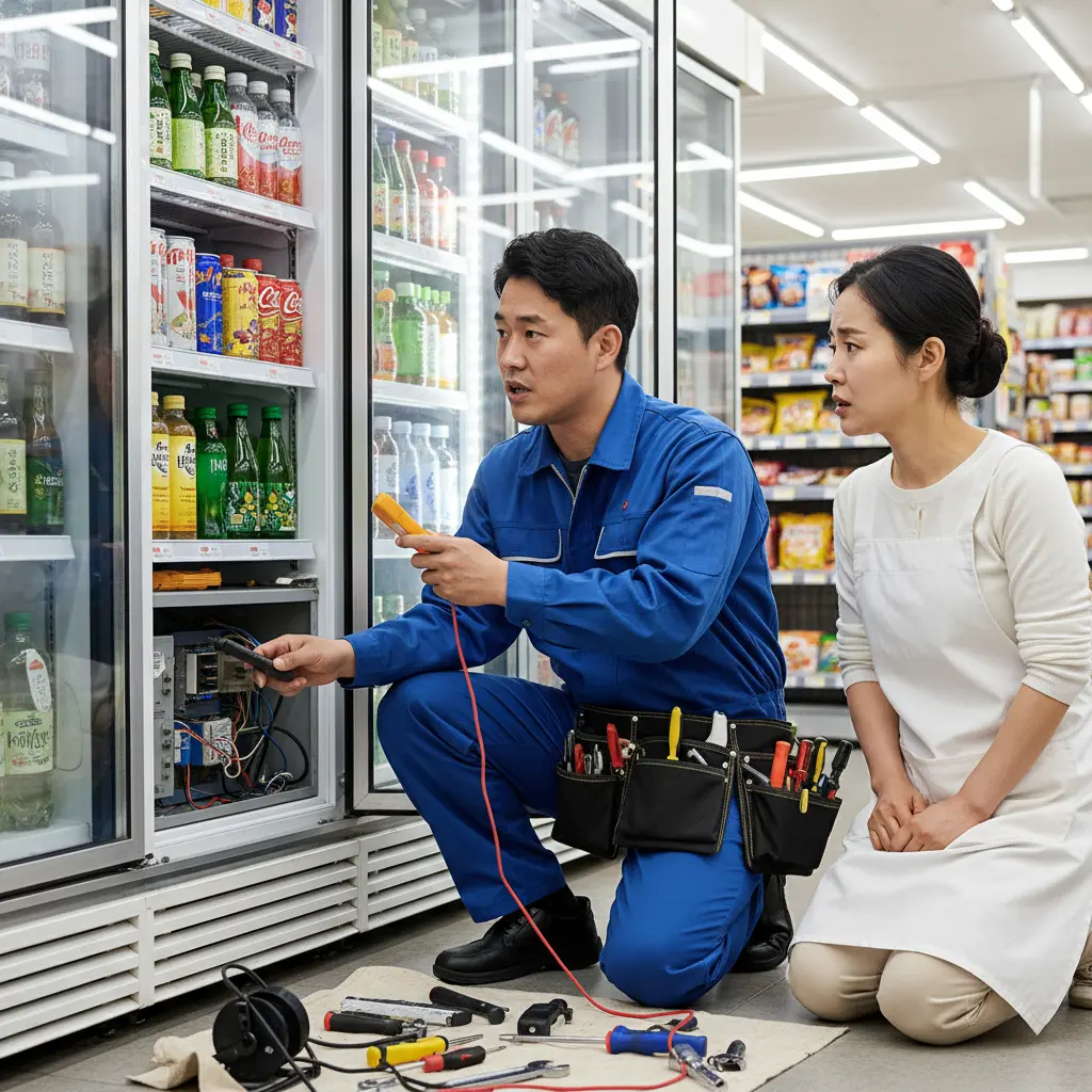 마트용알루미늄쇼케이스제품 - 신속한 A/S 중요성