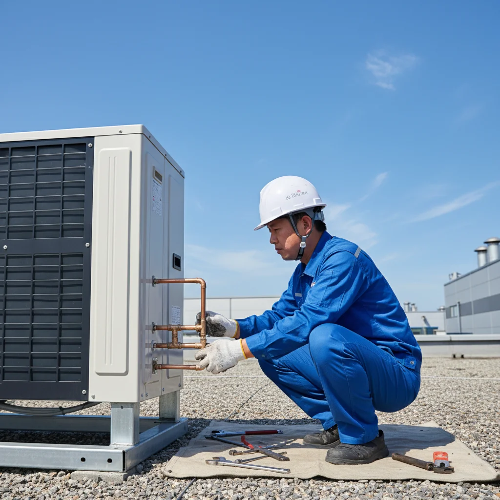 마트용오픈쇼케이스맞춤제작 - 실외기 위치 선정은 효율의 핵심입니다