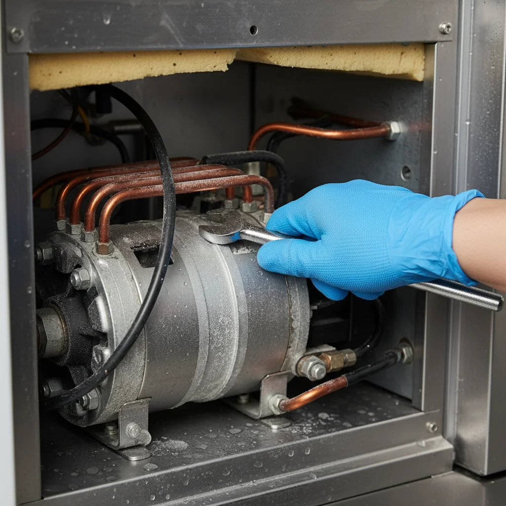 마트용오픈쇼케이스싼곳 - 콤프레서 상태 확인 필수