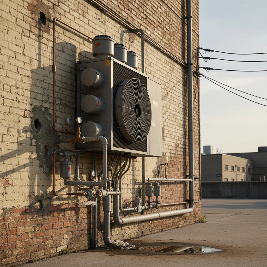 마트용오픈쇼케이스저렴한곳 - 실외기 설치 확인