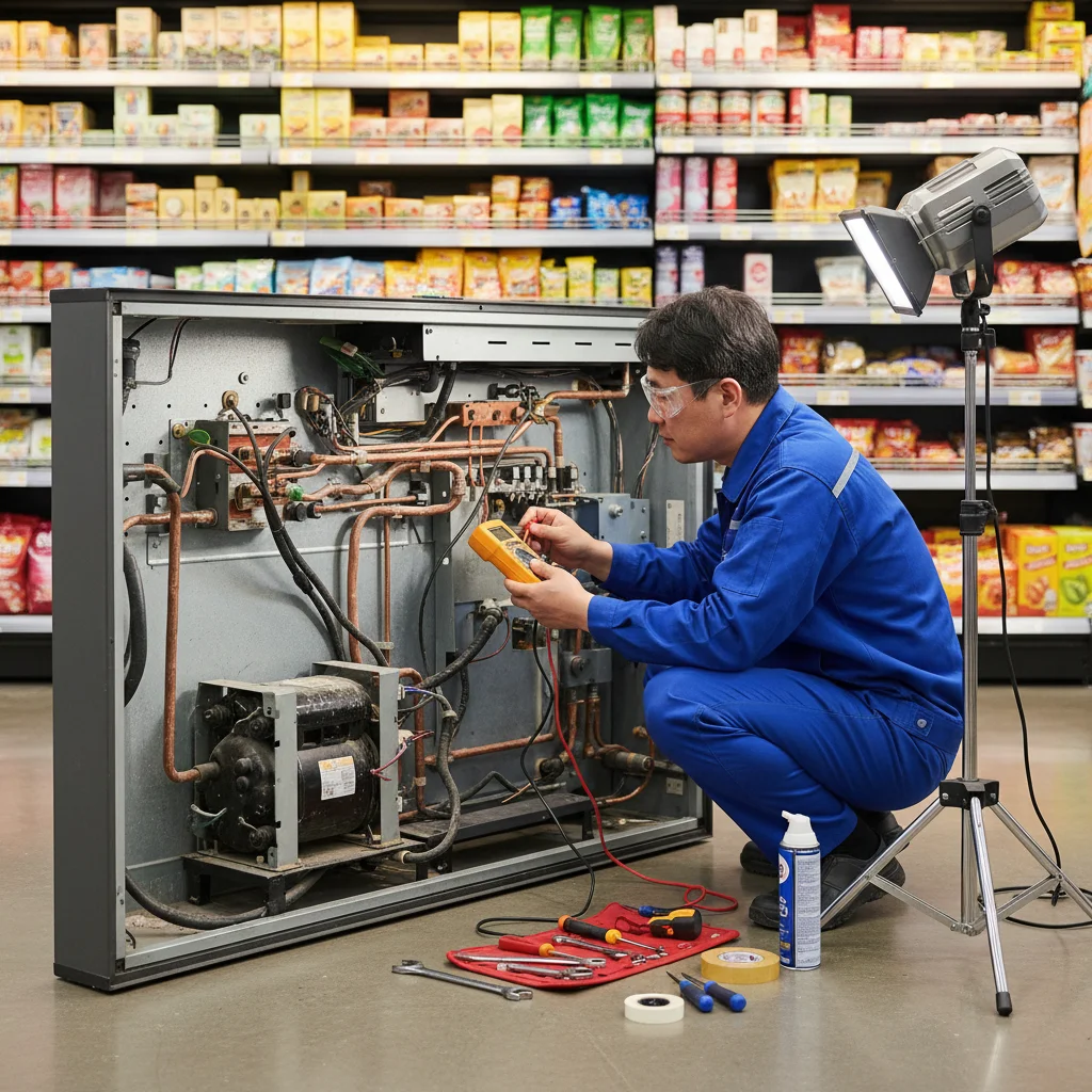 마트용뒷문쇼케이스제품추천 - AS 용이성 확인 필수