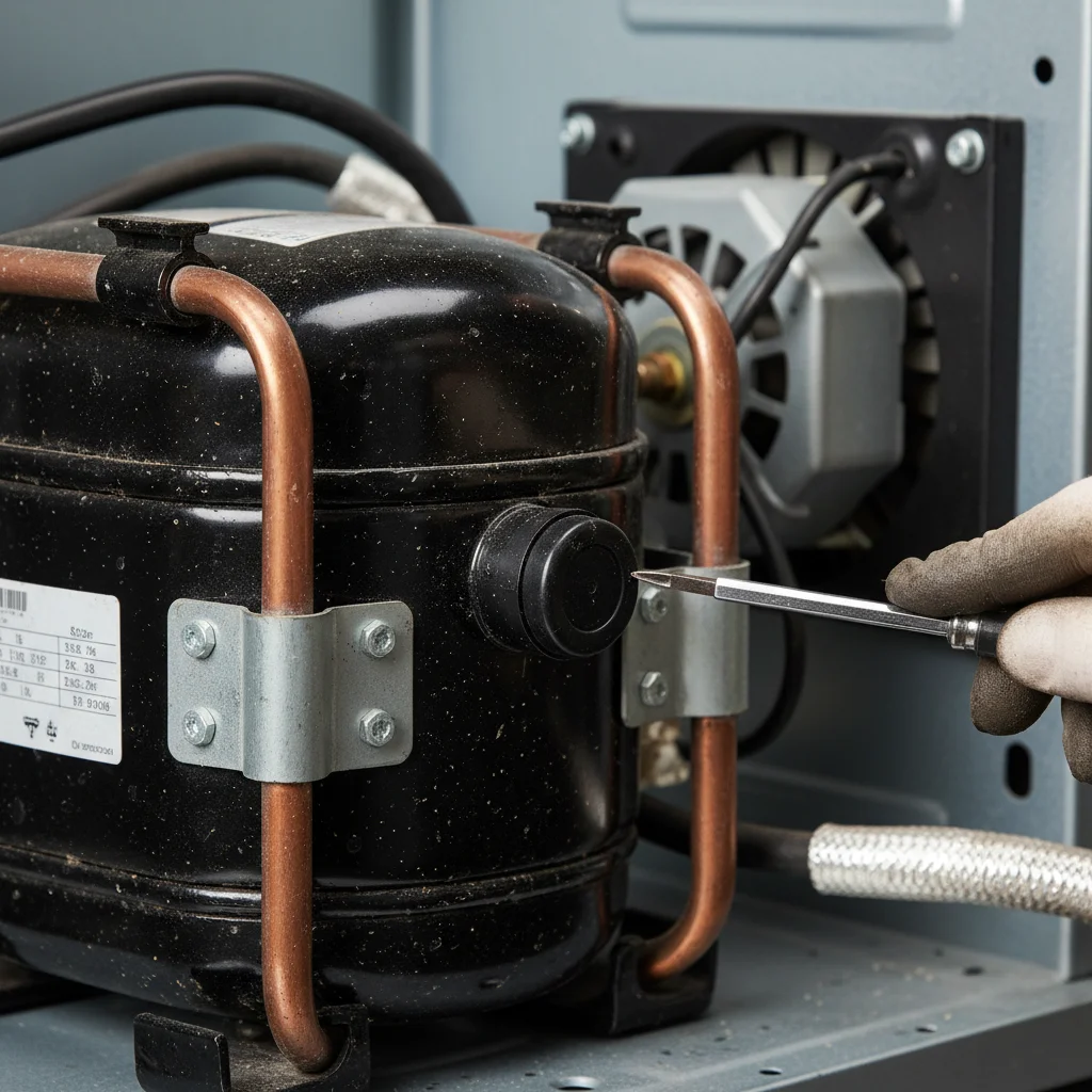 마트용앞문쇼케이스저렴한곳 - 핵심 부품 컴프레서 확인 필수