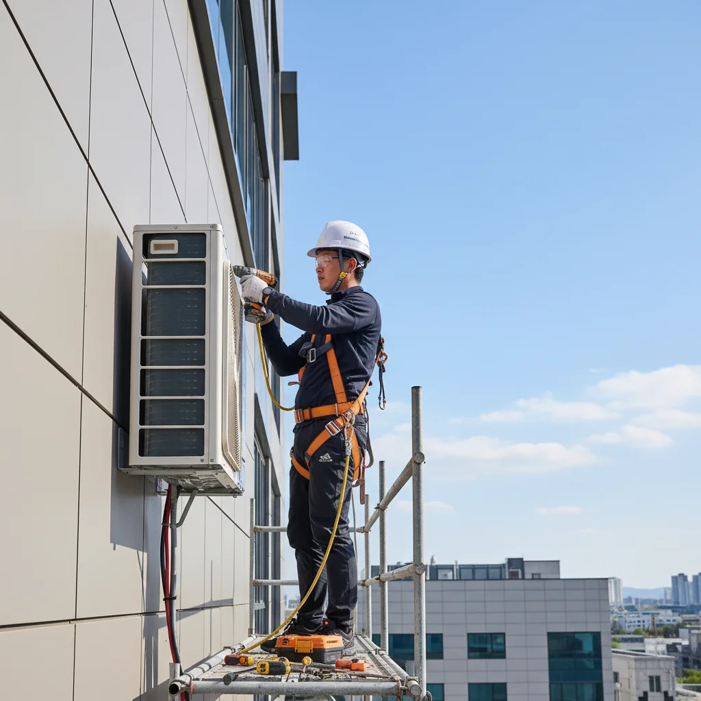 반찬용쇼케이스설치 - 실외기 설치 위치가 핵심
