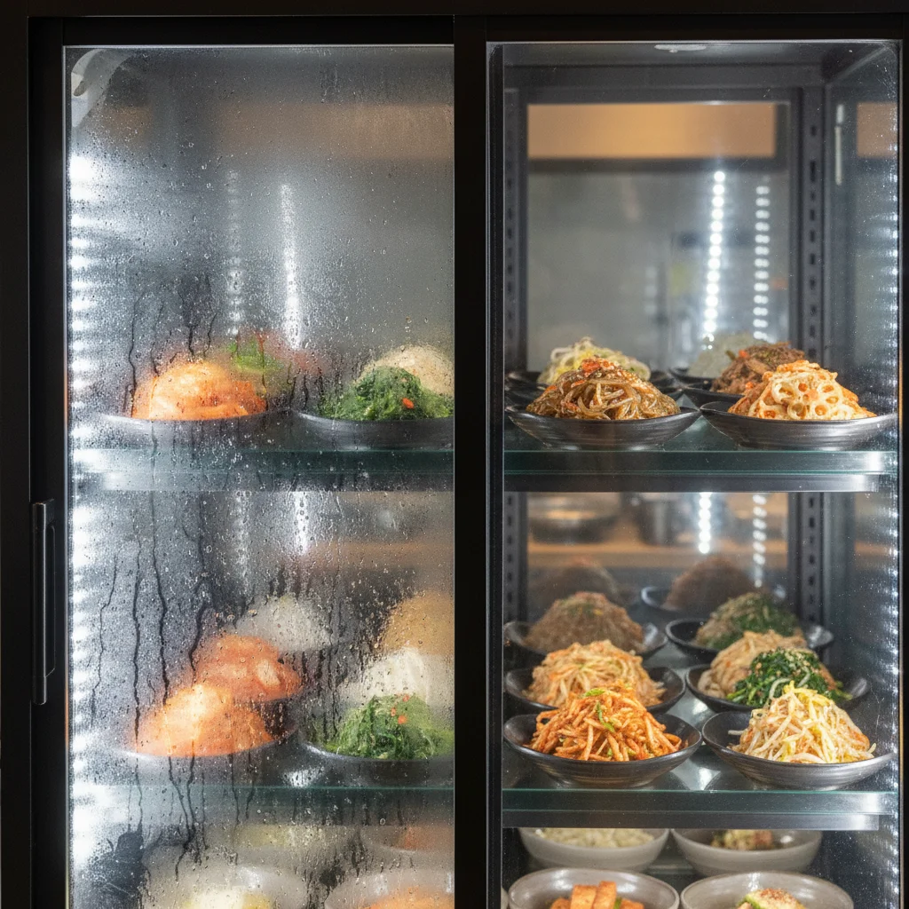반찬용쇼케이스업체 - 냉각 방식의 차이