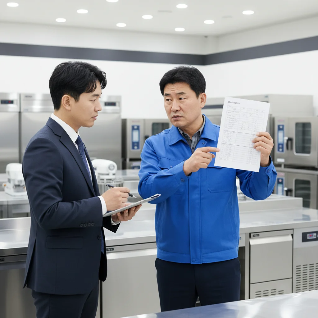 반찬용쇼케이스견적 - 견적서 필수 체크리스트