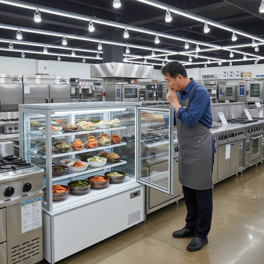 반찬용쇼케이스싼곳 - 쇼케이스 꼼꼼한 확인