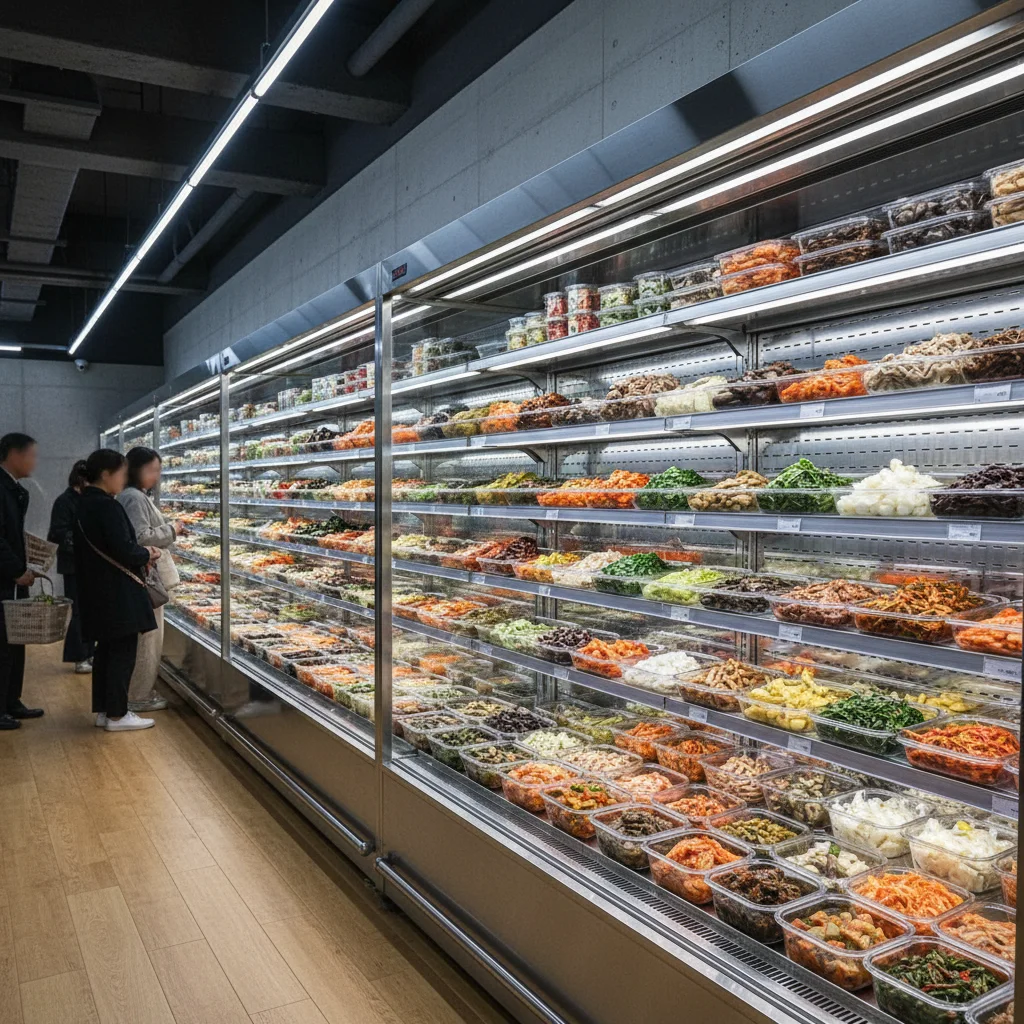 반찬용쇼케이스싼곳 - 오픈 다단 쇼케이스