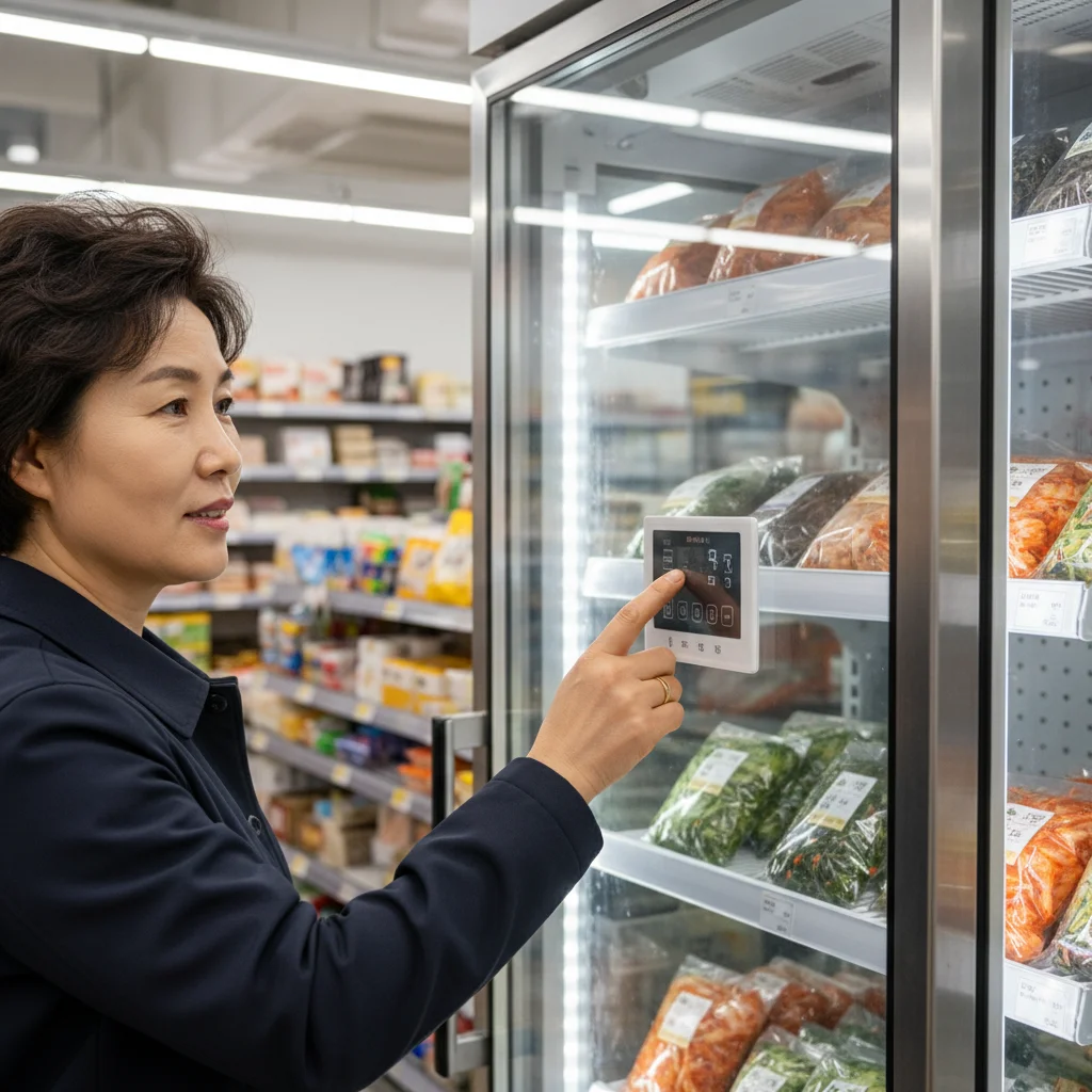 반찬용냉장고비용 - 온도 조절 패널 확인 필수