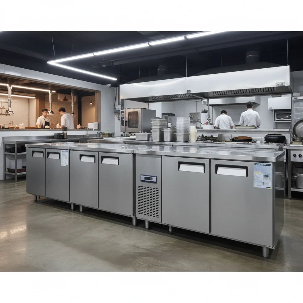 반찬용냉장고제품 - 매장 규모별 반찬냉장고 사이즈 비교