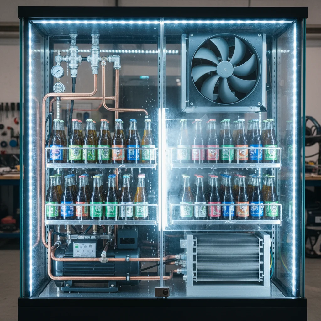 반찬용진열장업체 - 직냉식과 간냉식 차이