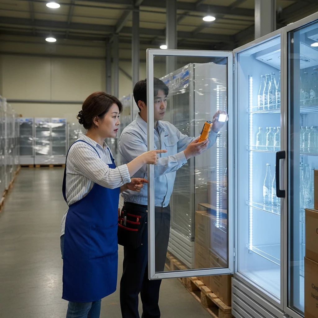 반찬용LED쇼케이스싼곳 - 공장 직거래 현장