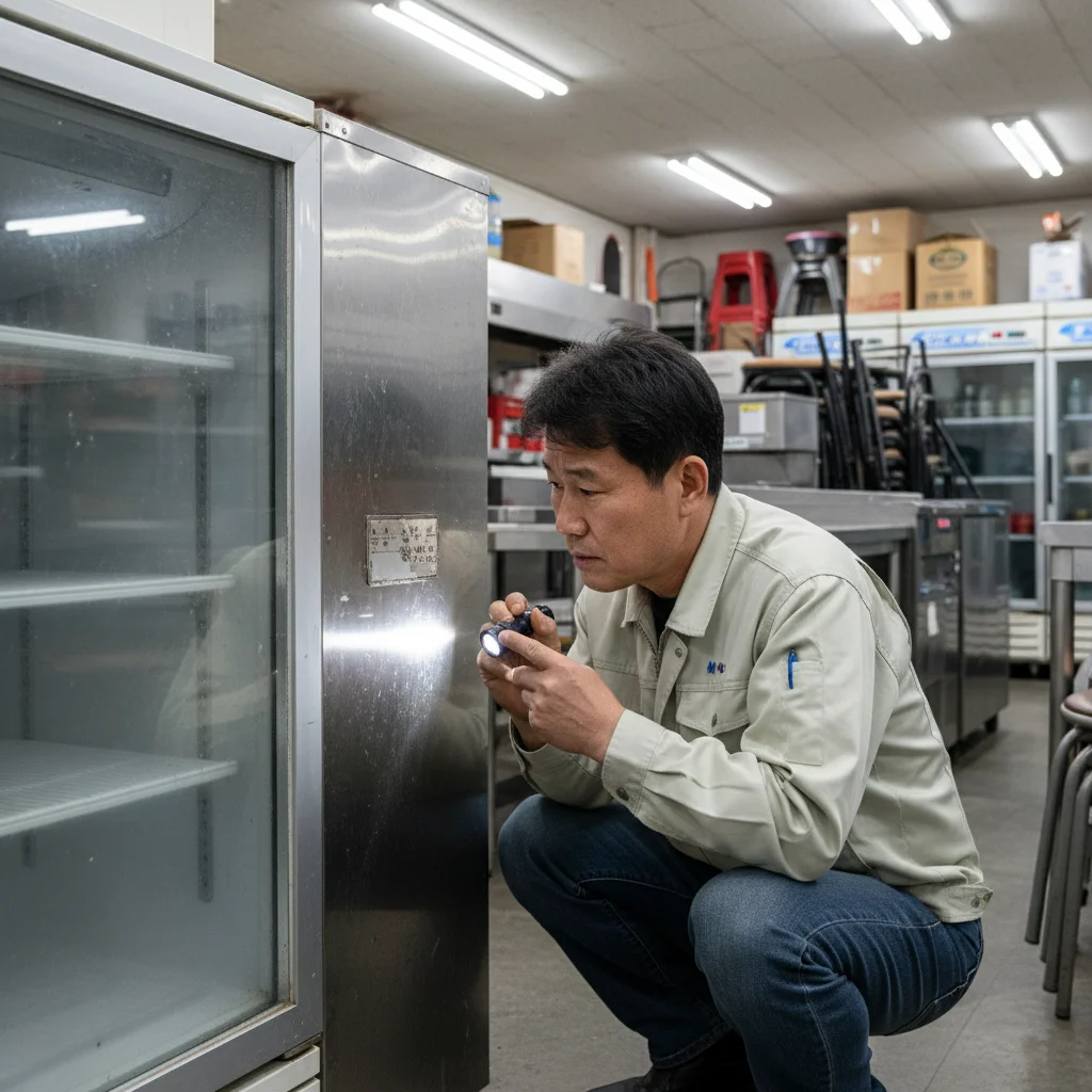 반찬용오픈쇼케이스업체 - 제조년월 확인 필수
