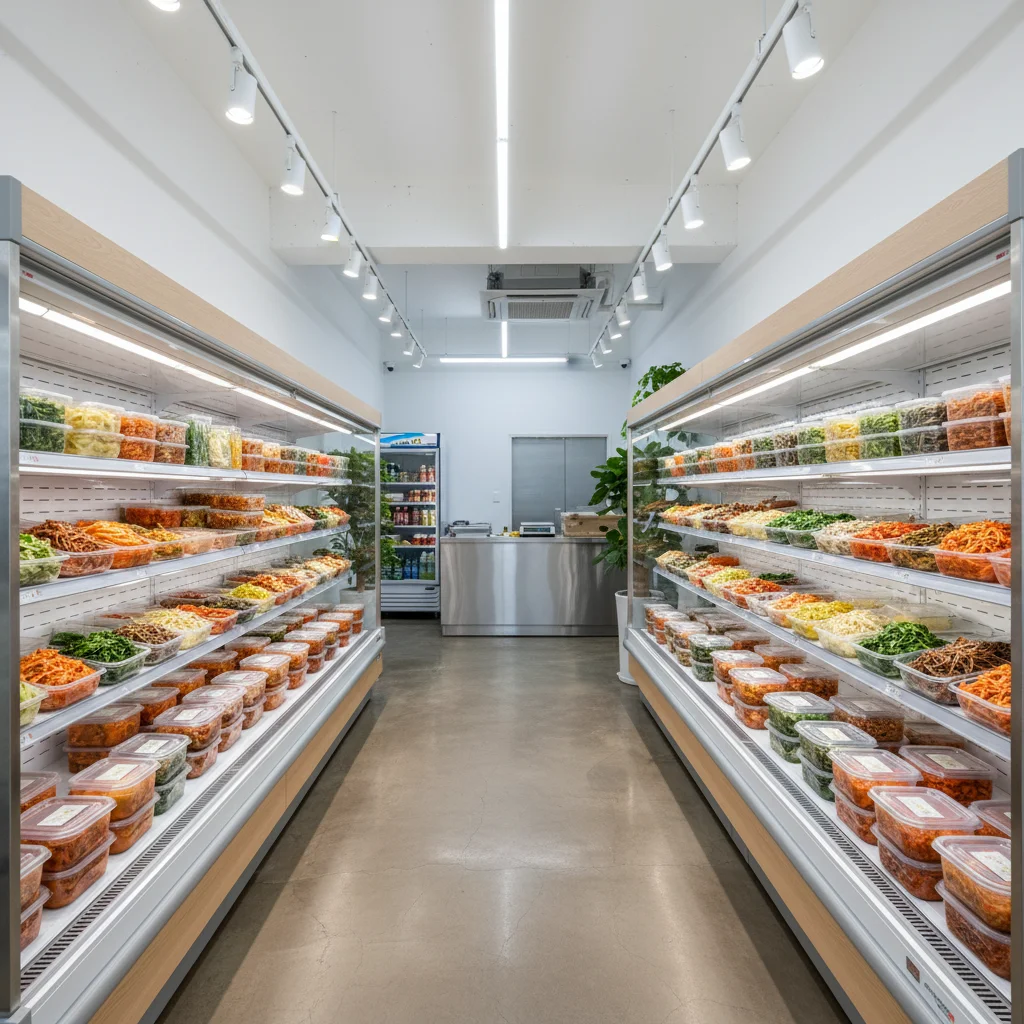 반찬용오픈쇼케이스제품추천 - 2026년형 최신 반찬 쇼케이스 전시장