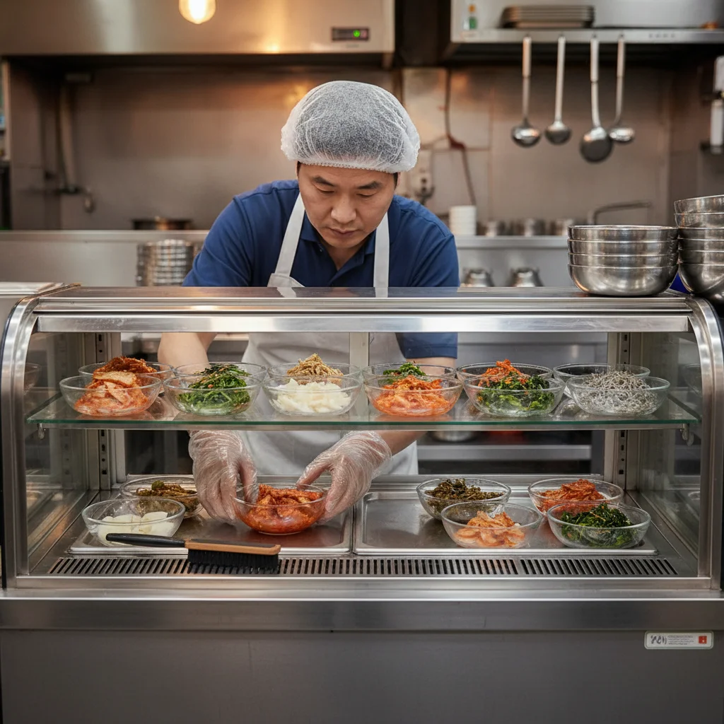 반찬용뒷문쇼케이스업체 - 튼튼한 뒷문 레일