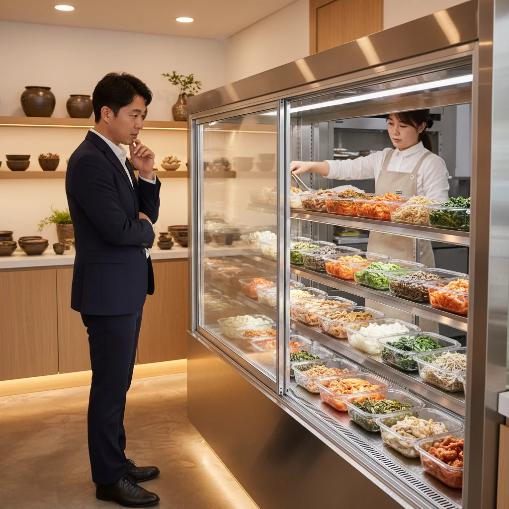 반찬용뒷문쇼케이스업체추천 - 효율적인 동선 분리